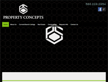 Tablet Screenshot of mipropertyconcepts.com